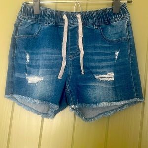 Denim shorts